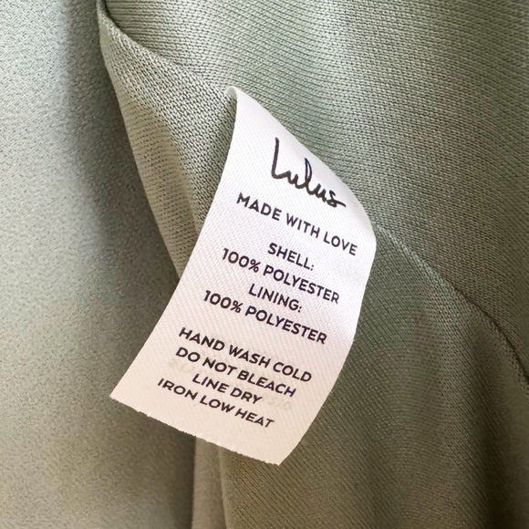 Lulu's Sage Green Maxi Dress - Picture 5 of 6